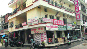 A view of hotels at Butail.