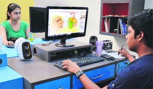 Multimedia courses are gaining popularity in Ludhiana. 