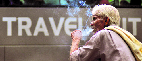 Despite tall claims made by the Health Department, smoking in public places continues unabated in Ludhiana.