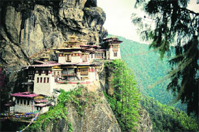 A view in Bhutan, as captured by Paran Singh, while on a bike journey to the country