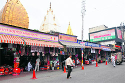 A view of the historic Raghunath Bazar in Jammu