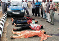 A file photo of the encounter in Gujarat.
