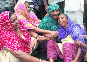 The deceaseds relatives in Kapurthala