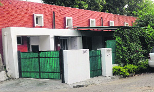 A single storeyed government house in Sector 19, Chandigarh. 