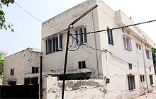 The hostel where the nurse was found dead under mysterious circumstances in Bathinda on Sunday