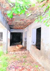 A dilapidated building of the SPCA in Amritsar.