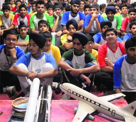 Youths take part in a career-oriented workshop held at Saupin's-32
