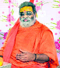 Shankaracharya Swami Vasudevanand at the Divya Sewa Prem Mission, Chandighat, in Hardiwar on Wednesday. 