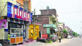 Plots of residential colony of the JDA being used for commercial purposes in Roopnagar area of Jammu