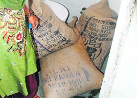 Food grains have even been found stored in a toilet