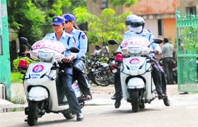 Sans helmets: Wearing a helmet is a choice, not a norm for these women cops