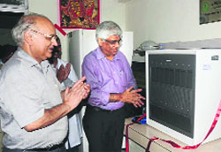 Gene Xpert Machine at the PGI, Chandigarh. 