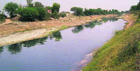 The quality of water at several places in the Ghaggar has been degraded to Class E by the PPCB .