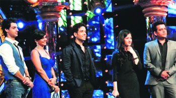 On the sets of Indian Idol Junior