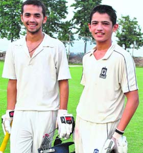 Karan and Ikjot strike for a pose in Patiala