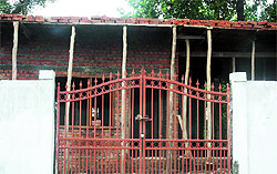 A file picture taken on the day when the building was sealed by the district administration