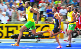 The fact that Bolt is less aerodynamic than an average human makes his records even more incredible.