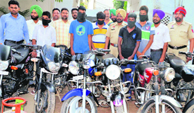 The accused in police custody in Ludhiana.