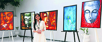 Bani Doabia with her works
