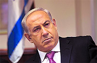 Israels Prime Minister Benjamin Netanyahu attends the weekly Cabinet meeting in Jerusalem on Sunday