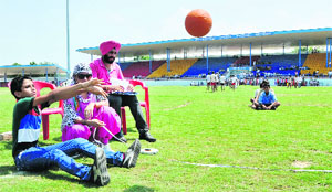 The trials were held at Multi-purpose Sports Stadium in Bathinda on Monday. 
