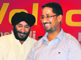 Minister for Industry, Punjab, Anil Joshi in Ludhiana on Monday. 