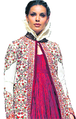 Rohit Bals gown with jacket