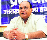 RS Yadav, secretary, Uttarakhand State Haj Committee, addresses the media in Dehradun on Tuesday. 
