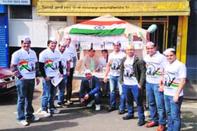 Members of the London branch of the Aam Aadmi Party