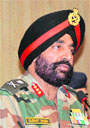 Lt Gen Gurmit Singh, General Officer Commanding, 15 Corps.