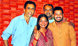 Rajiv Mehta, Vandana Vashist, Chakresh Kumar and P Chandershekar