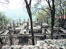 A new buidling coming up in Nainital