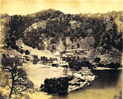 The picturesque Nainital of bygone days. 