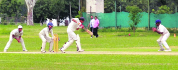 A match between Ludhiana and Amritsar in progress at Punjab Agricultural University in Ludhiana.