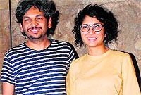 Anand Gandhi with Kiran Rao