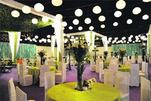 The sets for such parties have gone international and the budgets grander