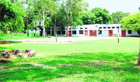 A view of the grounds at the 135-year-old Alexandra School in Amritsar.