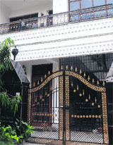 Fizas house in Sector 48-C, Mohali. 