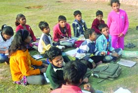 Some of the underprivileged children