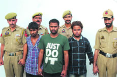The accused in police custody