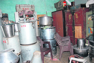 The common store room of Government Primary and Middle Schools, Tej Mohan Nagar in Jalandhar.