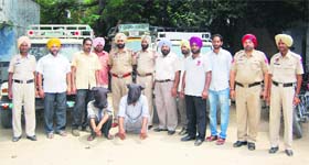 CIA staff with the two accused nabbed on Monday