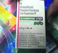 A drug that is being sold at the old price in chemist shops of Mussoorie.