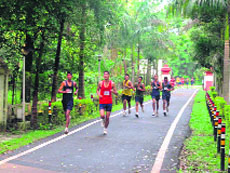 Cadets of the Rashtriya Indian Military College participate the inter-section 