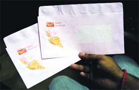 Waterproof rakhi envelopes