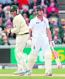 With England three down before lunch, Australia had a whiff of opportunity but rain ensured there was no more play and match ended in a tame draw.