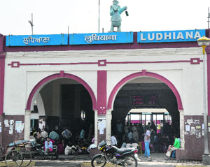 The Ludhiana railway station. 