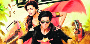 A still from the movie, Chennai Express 