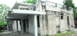The abandoned house at Circular Road, Kapurthala. Arms licences were issued to 19 persons on this address. 