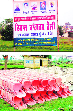 Preparations afoot for separate rallies by two Congress factions, one led by RS Chhajalwadi and the other by Jasbir Singh Dimpa, in Baba Bakala.